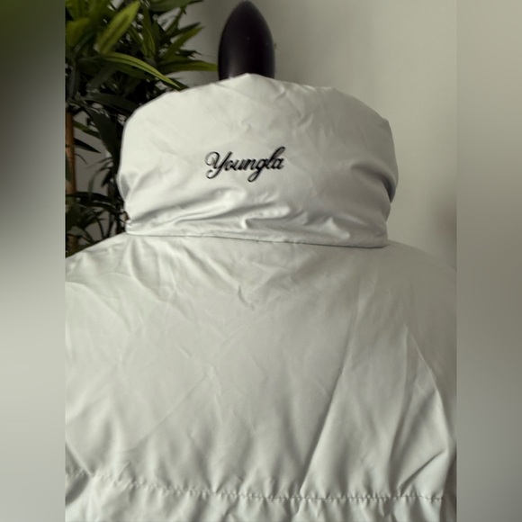 Youngla coat size medium women crop winter puffer jacket new with tags - Picture 4 of 5